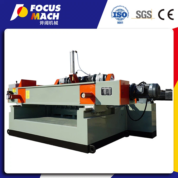 Mașină de decojit furnir cu miez de plop