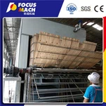 Uscător de furnir cu role cu jet cu 2 punți