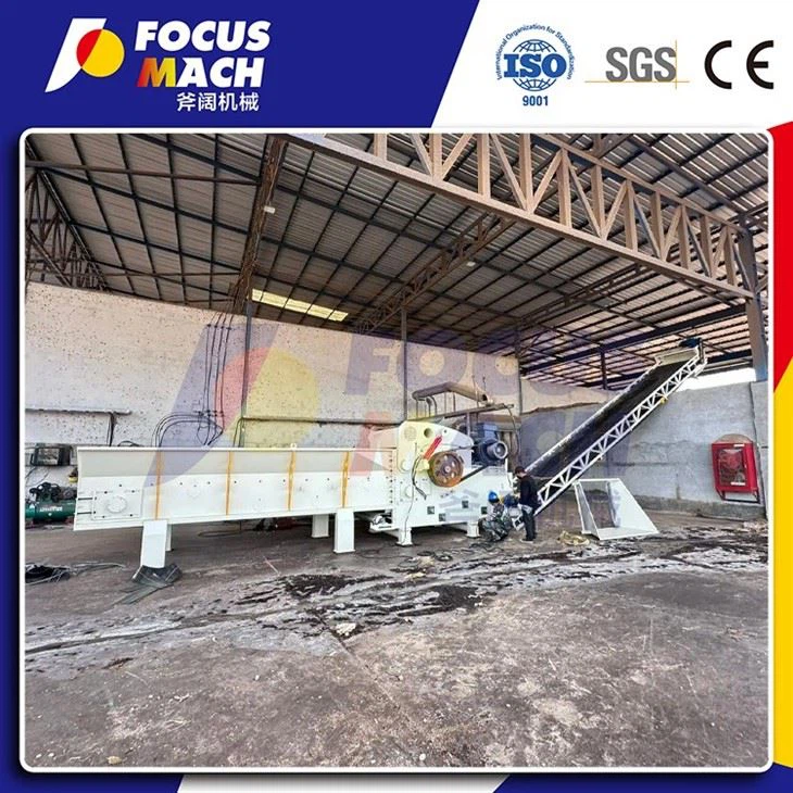 Wood Chipping Facility Machine For Pellet Production